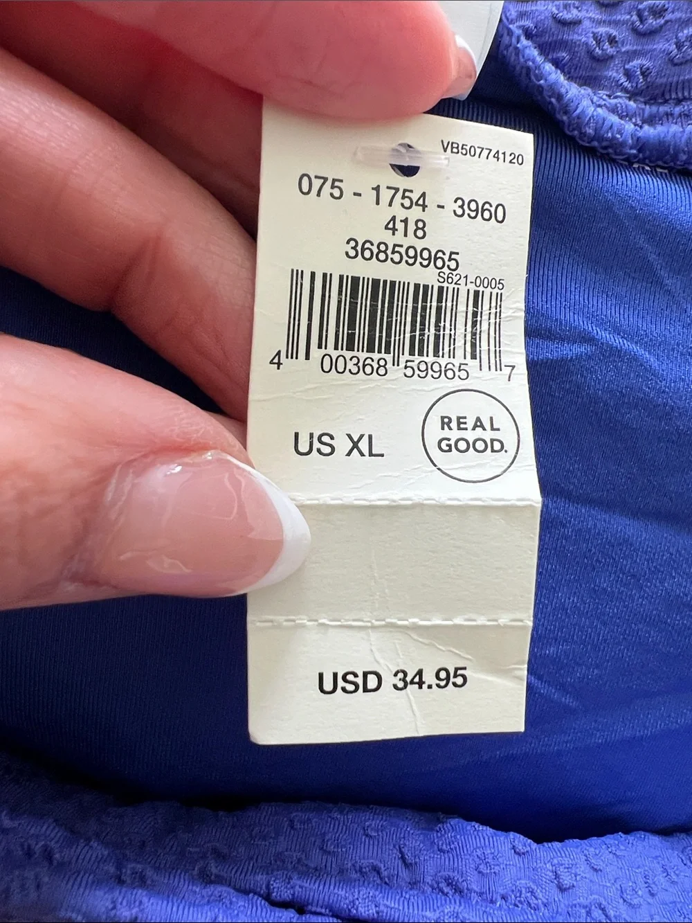 NWT Aerie Women's Crossover High Cut Cheeky Jacquard Swim Bikini Bottoms Size XL